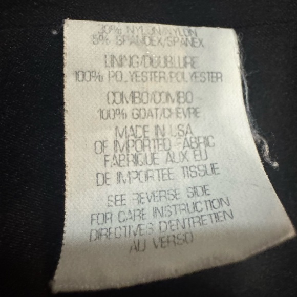 Theory Black faux leather-Trimmed blazer - Picture 6 of 8